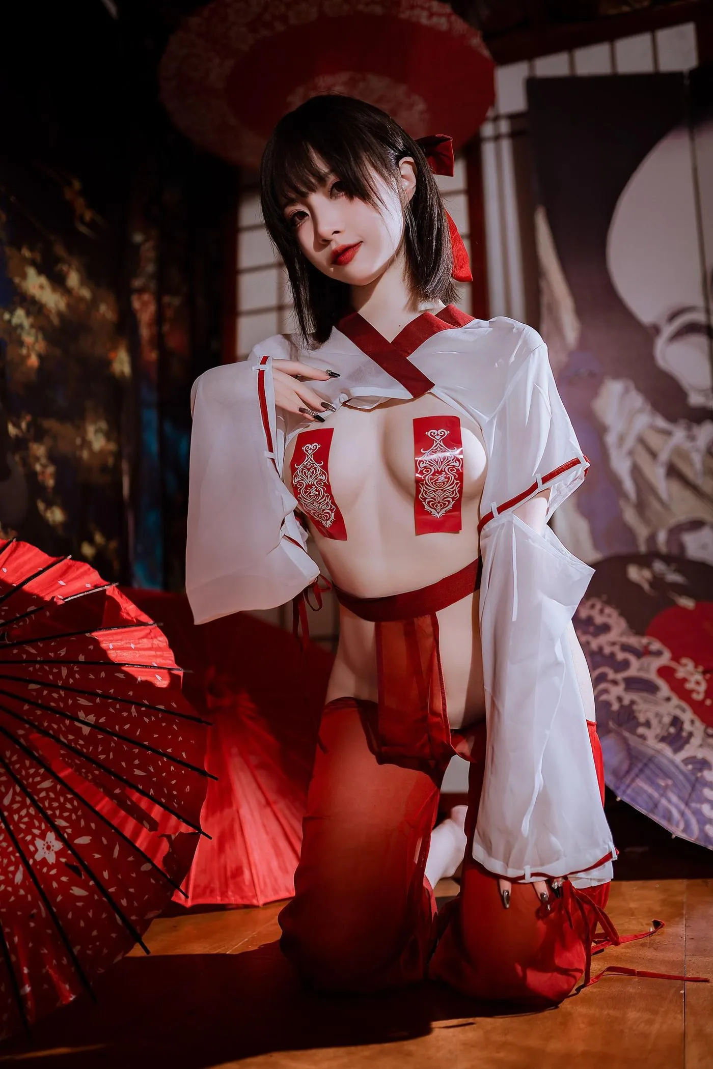 二佐Nisa – NO.141 私房巫女 [37P]插图7